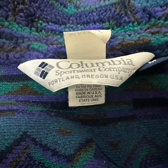 Vintage Columbia 90s Style Glacial Zip Fleece Jacket - Picture 11 of 15